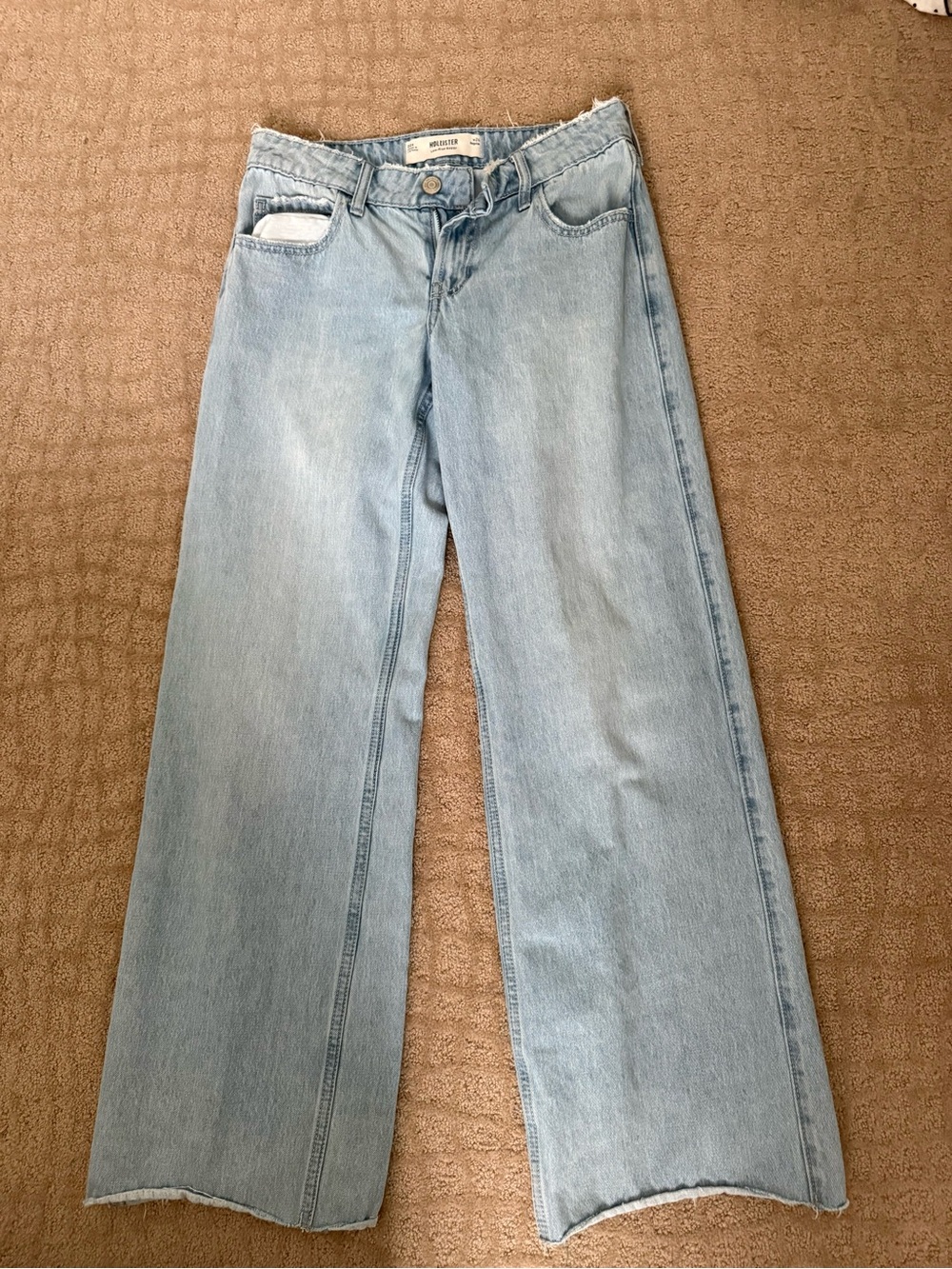 Hollister Light Blue Low-rise baggy  - Women's